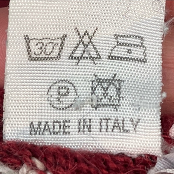 Vintage Mens 3D Knit Sweater Wool Size 54 Made in Italy Patchwork - Picture 5 of 16